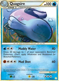 Pokémon-Karte Quagsire 009/123
