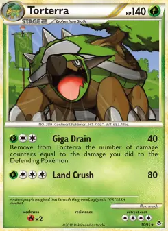 Pokémon-Karte Torterra 010/095