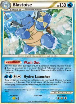 Pokémon-Karte Blastoise 013/095