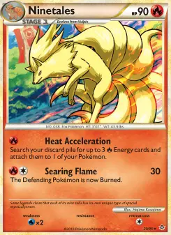 Pokémon-Karte Ninetales 020/095