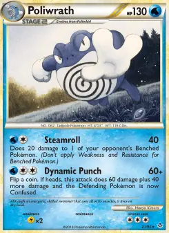Pokémon-Karte Poliwrath 021/095