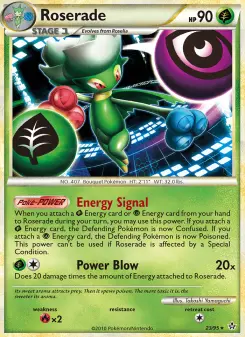 Pokémon-Karte Roserade 023/095