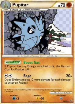 Pokémon-Karte Pupitar 038/095