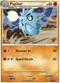 Pokémon-Karte Pupitar 039/095