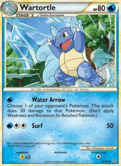 Pokémon-Karte Wartortle 042/095