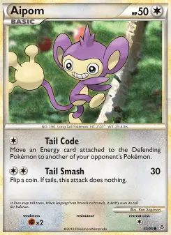 Pokémon-Karte Aipom 043/095