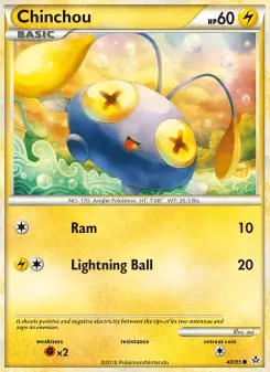 Pokémon-Karte Chinchou 048/095