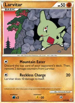 Pokémon-Karte Larvitar 050/095