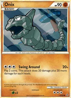 Pokémon-Karte Onix 057/095