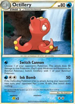 Pokémon-Karte Octillery 006/095