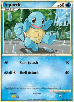 Pokémon-Karte Squirtle 063/095