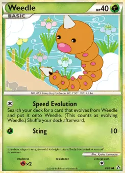 Pokémon-Karte Weedle 069/095