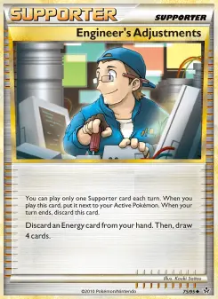 Pokémon-Karte Engineer’s Adjustments 075/095