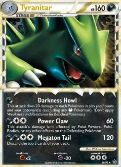 Pokémon-Karte Tyranitar 088/095