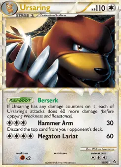 Pokémon-Karte Ursaring 089/095
