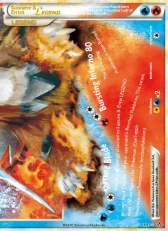 Pokémon-Karte Suicune & Entei LEGEND 095/095