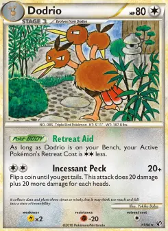 Pokémon-Karte Dodrio 011/090
