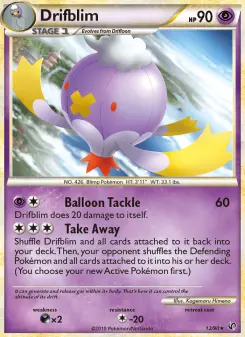 Pokémon-Karte Drifblim 012/090