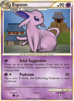 Pokémon-Karte Espeon 002/090
