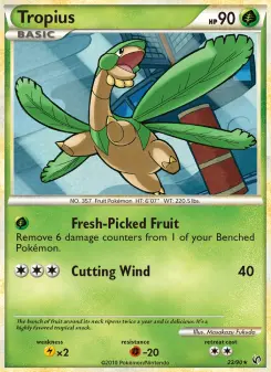 Pokémon-Karte Tropius 022/090