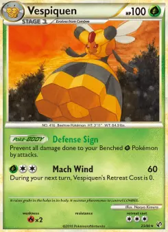 Pokémon-Karte Vespiquen 023/090