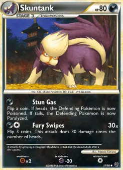 Pokémon-Karte Skuntank 037/090
