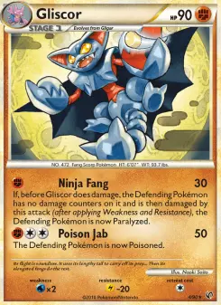 Pokémon-Karte Gliscor 004/090