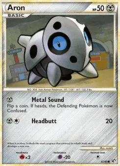 Pokémon-Karte Aron 042/090