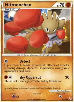 Pokémon-Karte Hitmonchan 051/090