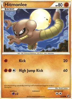 Pokémon-Karte Hitmonlee 052/090