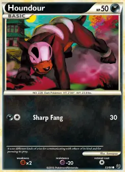 Pokémon-Karte Houndour 053/090