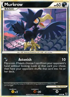 Pokémon-Karte Murkrow 058/090