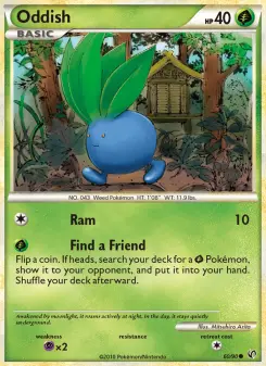 Pokémon-Karte Oddish 060/090