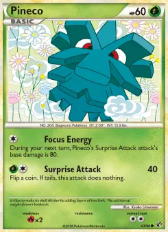 Pokémon-Karte Pineco 063/090