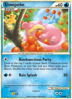 Pokémon-Karte Slowpoke 066/090