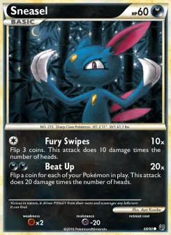Pokémon-Karte Sneasel 068/090