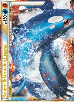 Pokémon-Karte Kyogre & Groudon LEGEND 087/090
