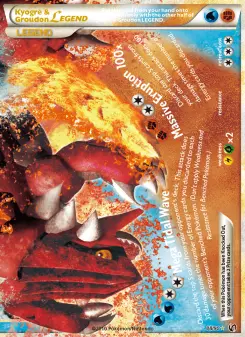 Pokémon-Karte Kyogre & Groudon LEGEND 088/090