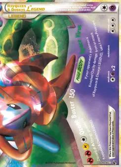 Pokémon-Karte Rayquaza & Deoxys LEGEND 090/090