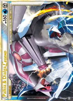 Pokémon-Karte Palkia & Dialga LEGEND 101/102