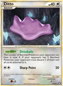 Pokémon-Karte Ditto 017/102
