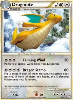 Pokémon-Karte Dragonite 018/102
