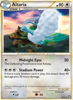 Pokémon-Karte Altaria 002/102