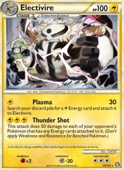 Pokémon-Karte Electivire 020/102