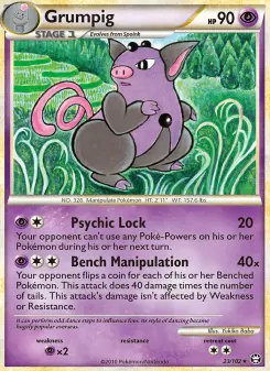 Pokémon-Karte Grumpig 023/102