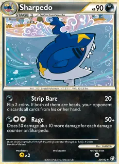 Pokémon-Karte Sharpedo 030/102