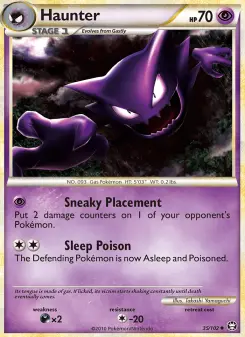 Pokémon-Karte Haunter 035/102