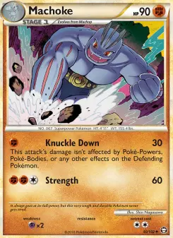 Pokémon-Karte Machoke 040/102