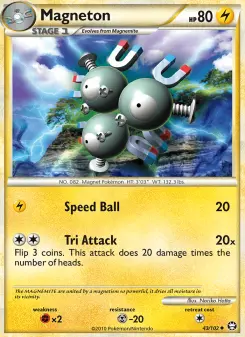 Pokémon-Karte Magneton 043/102
