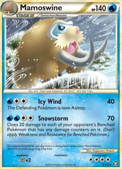 Pokémon-Karte Mamoswine 005/102